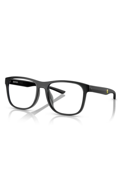 Scuderia Ferrari 56mm Square Optical Glasses In Transparent Grey