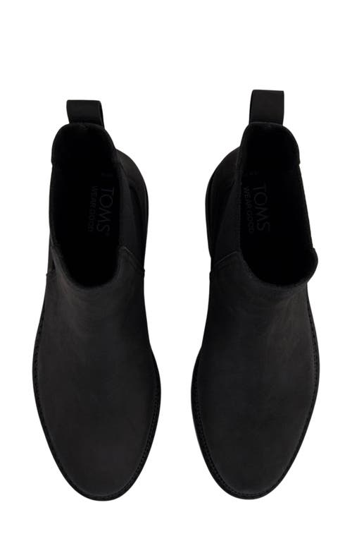 Shop Toms Bennet Chelsea Boot In Black Leather