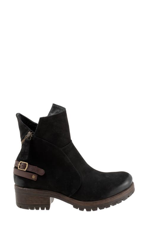 Bueno Fallon Bootie In Black Nubuck