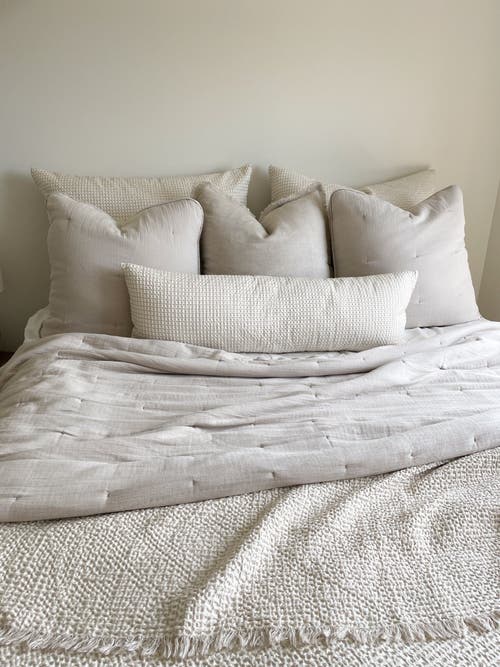 ANAYA ANAYA EASY COTTON GAUZE EURO PILLOW WITH DOWN ALTERNATIVE INSERT