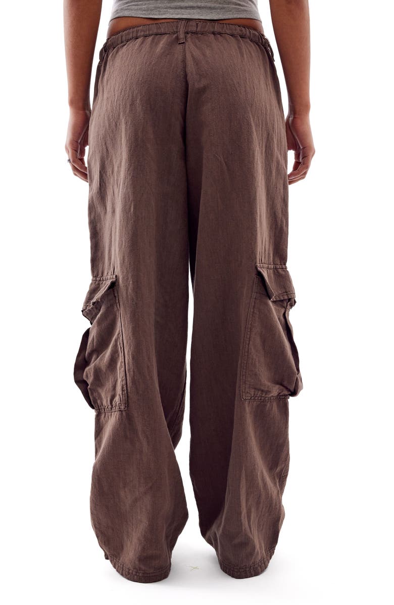BDG Urban Outfitters Luca Cotton & Linen Cargo Pants | Nordstrom