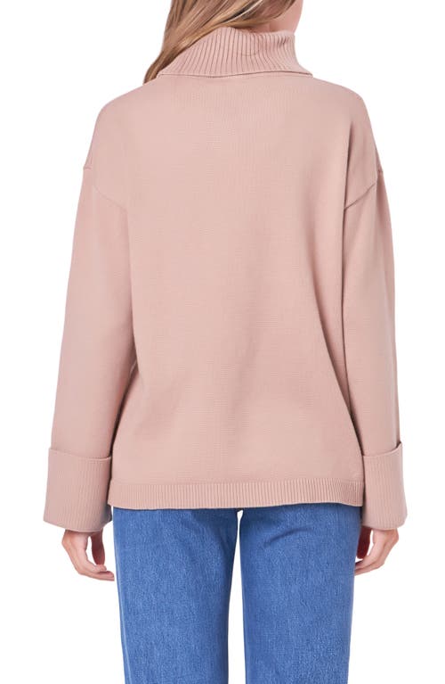 ENGLISH FACTORY ENGLISH FACTORY OVERSIZE TURTLENECK SWEATER 
