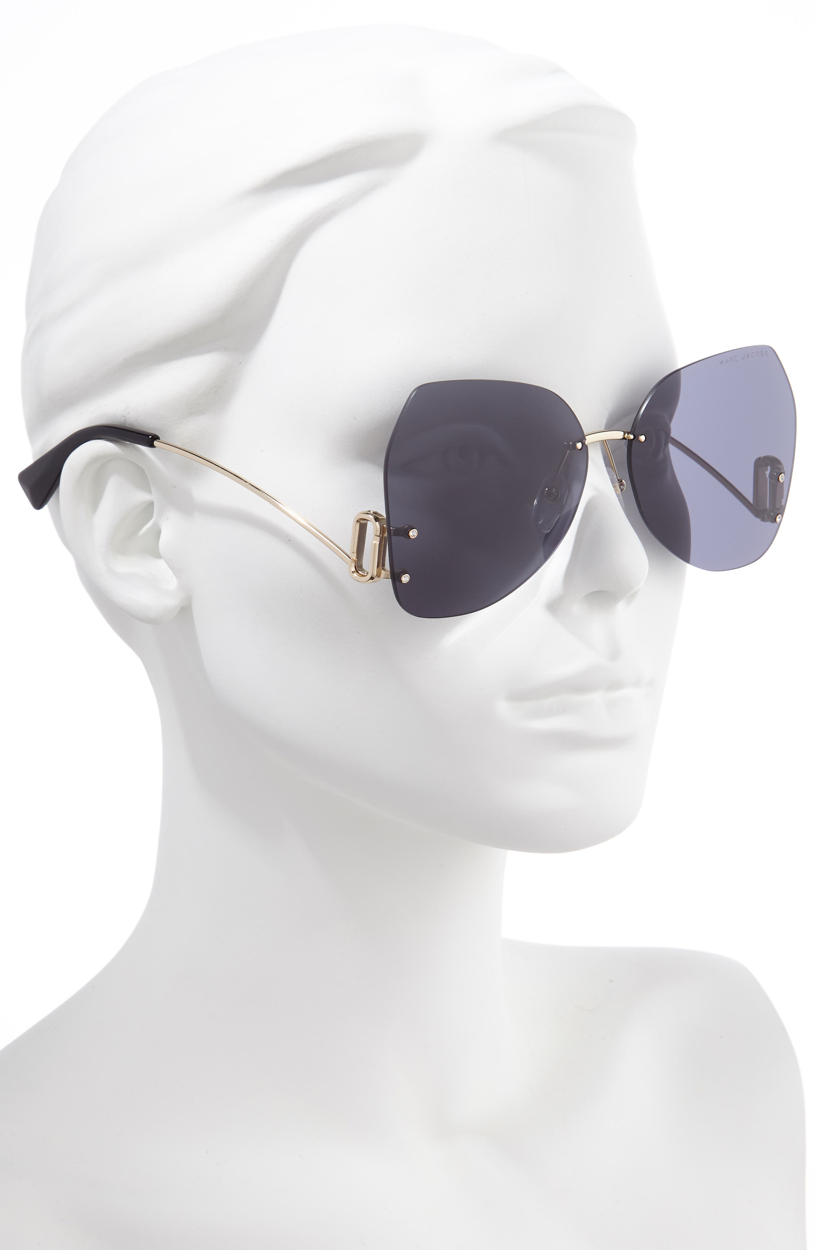 marc jacobs rimless sunglasses