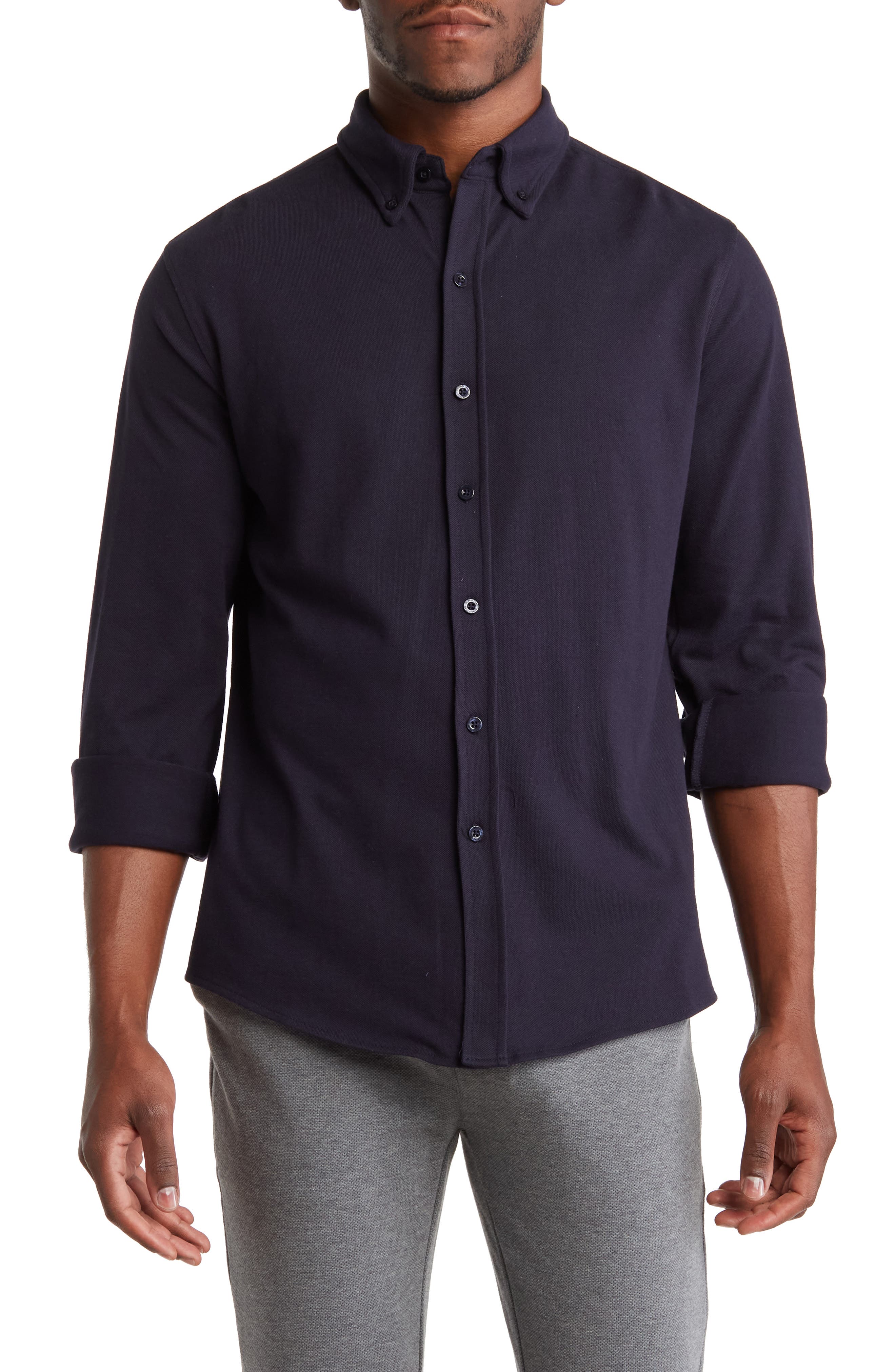 thomas dean long sleeve shirts