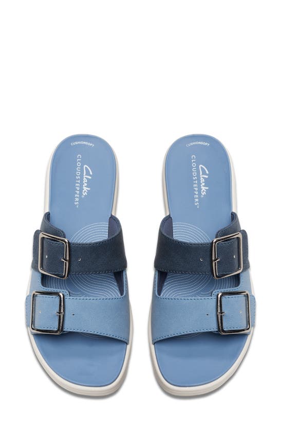 Clarks Drift Buckle In Denim Combi