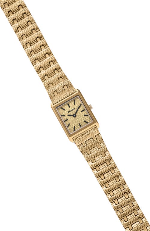 Breda Virgil (revival) Watch, 20mm X 28mm In 18k Goldlated/gold
