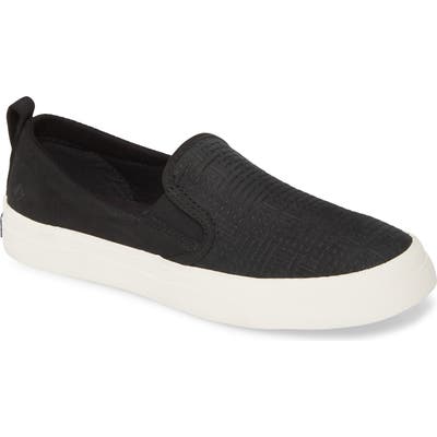 Sperry Crest Twin Gore Slip-On Sneaker, Black