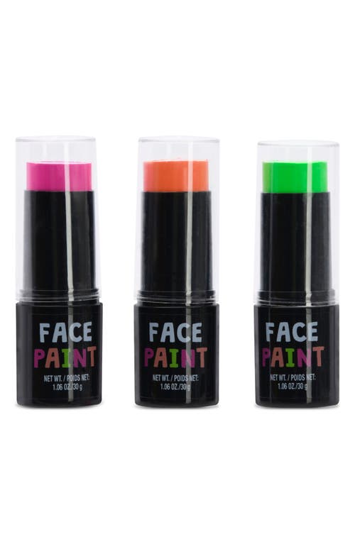 Shop Iscream Ready, Set, Glow! 3-pack Neon Face Paint Set In Multi