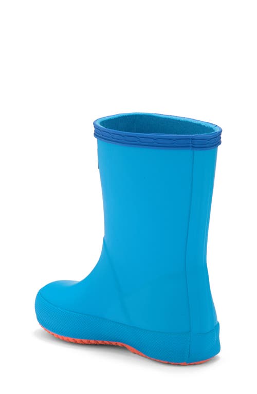 Shop Hunter Kids' First Classic Rain Boot In Vivd Blue/imperial Blue