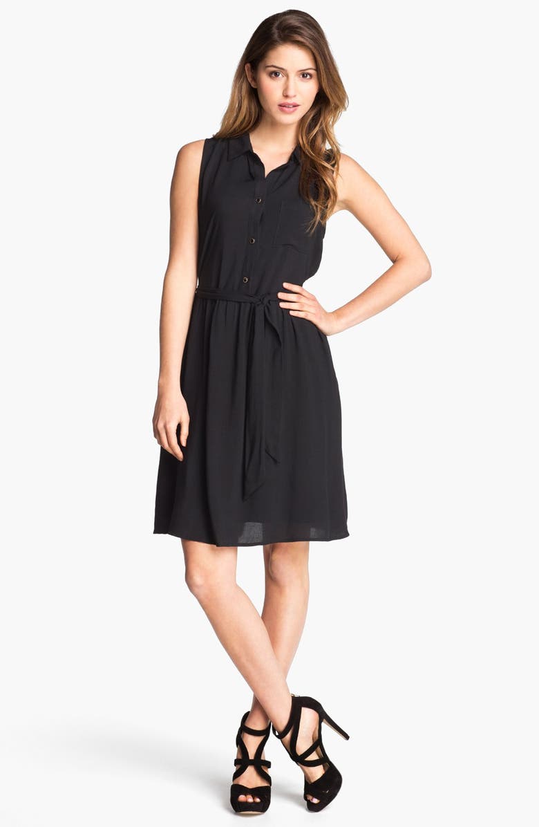 MOD.lusive Tie Front Shirtdress | Nordstrom