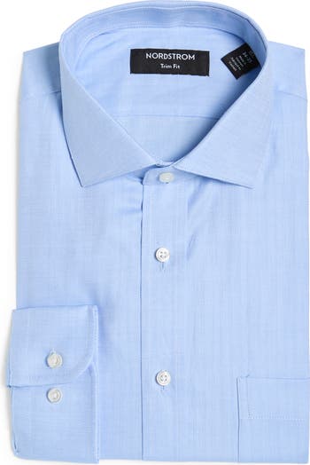 Nordstrom trim fit dress shirt hotsell