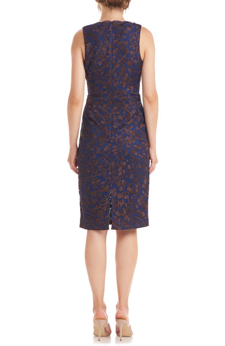 JS Collections Dana Embroidered Cocktail Midi Dress | Nordstromrack
