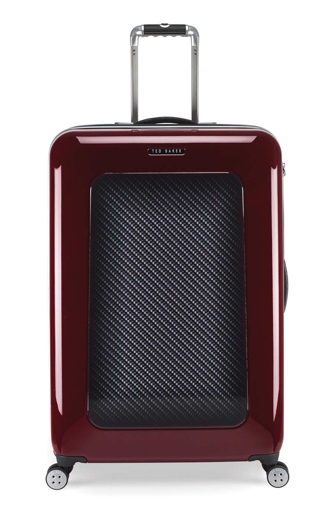 ted baker burgundy suitcase