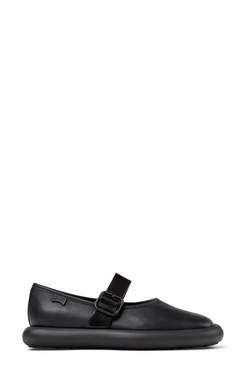 Camper Leather Ballerina Shoes In Black