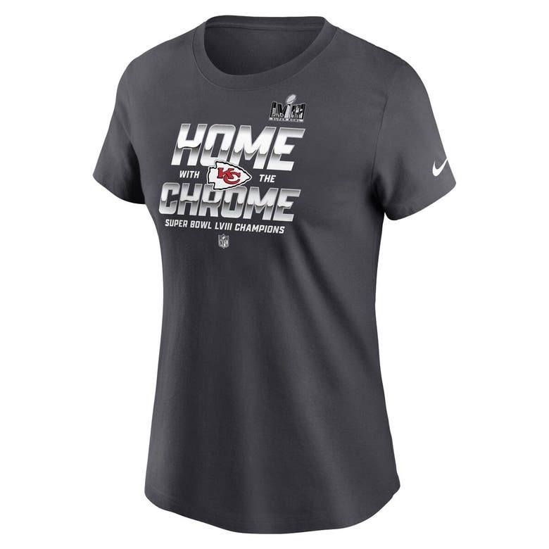 Shop Nike Anthracite Kansas City Chiefs Super Bowl Lviii Champions Parade T-shirt