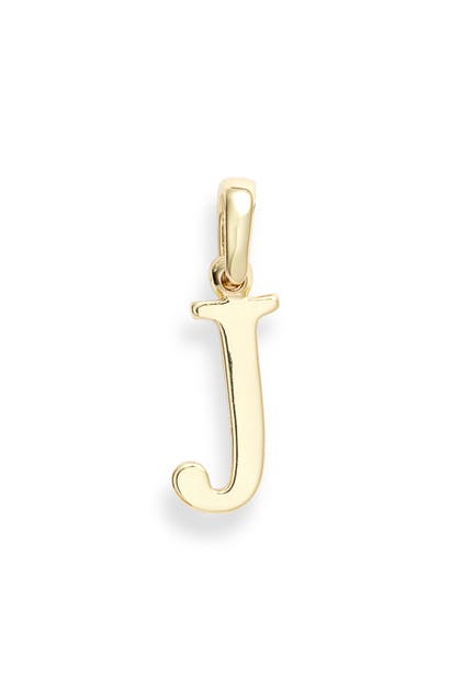 Melinda Maria Icons Alphabet Initial Charm In J- Gold