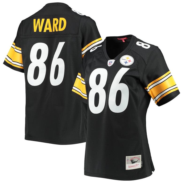 Men's Pittsburgh Steelers Hines Ward Mitchell & Ness Black Legacy