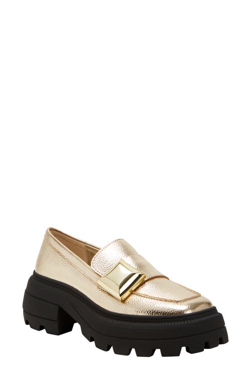 The Geli Combat Loafer in Champagne