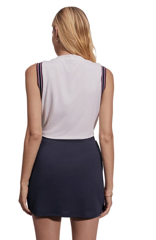 Shop Varley Patrick Tie Waist Skort In Blue Nights