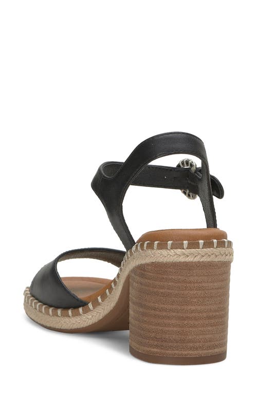 Lucky Brand Jennyl Ankle Strap Espadrille Sandal In Black Milkol