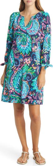 Lilly Pulitzer® Cath Take Me to the Sea Print Cotton Shift Dress ...