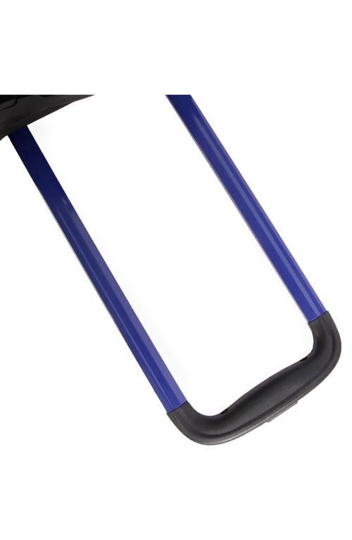 Hurley Suki 21" Hardshell Spinner Suitcase In Black/blue