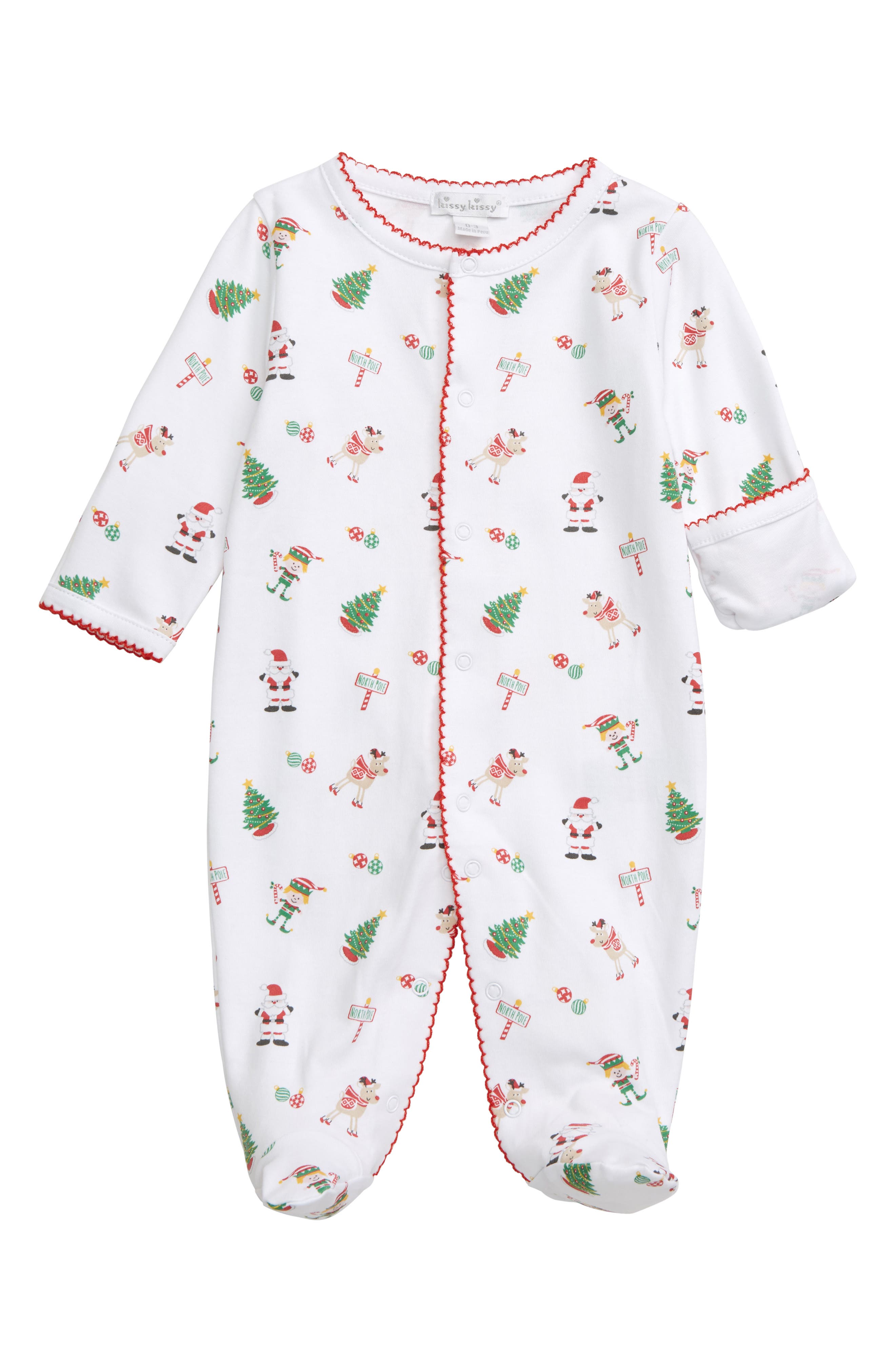kissy kissy holiday pajamas