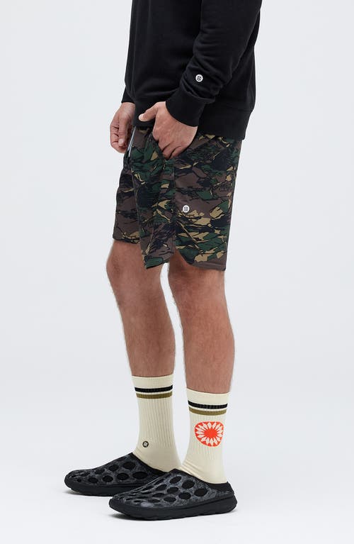 Stance Complex Hybrid Shorts In Greencamo