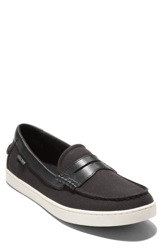 Shop Cole Haan Nantucket 2.0 Penny Loafer In Black Canvas