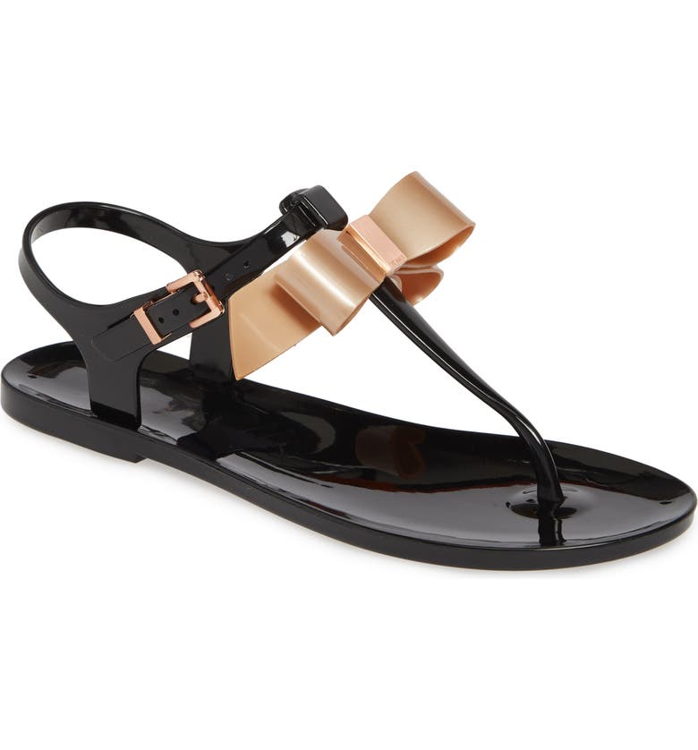 Ted Baker London Teiya T-Strap Bow Sandal (Women) | Nordstrom