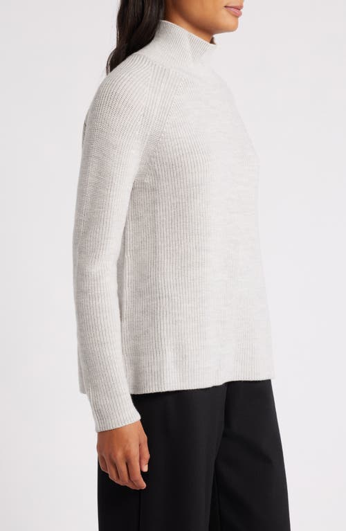 EILEEN FISHER EILEEN FISHER RAGLAN SLEEVE MERINO WOOL TURTLENECK SWEATER 