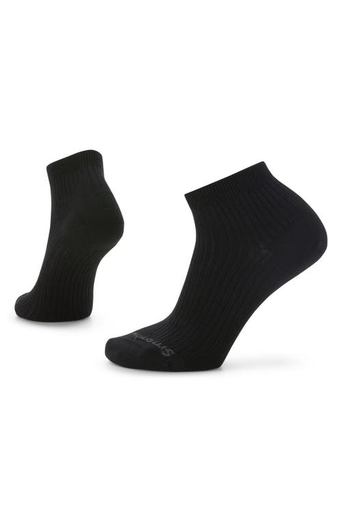 Smartwool Everyday Rib Ankle Socks in Black