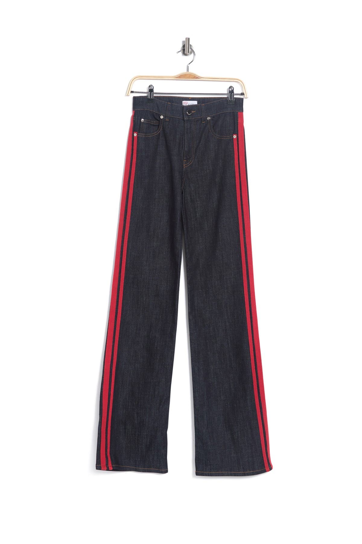 Red Valentino Flared Jeans In Navy3