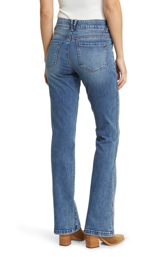 Wit & Wisdom 'ab'solution Skyrise Itty Bitty Bootcut Jeans In Mid Blue