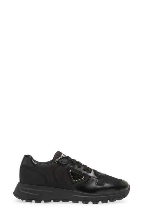 Prada Prax 1 Mixed Media Sneaker In Nero nero ModeSens