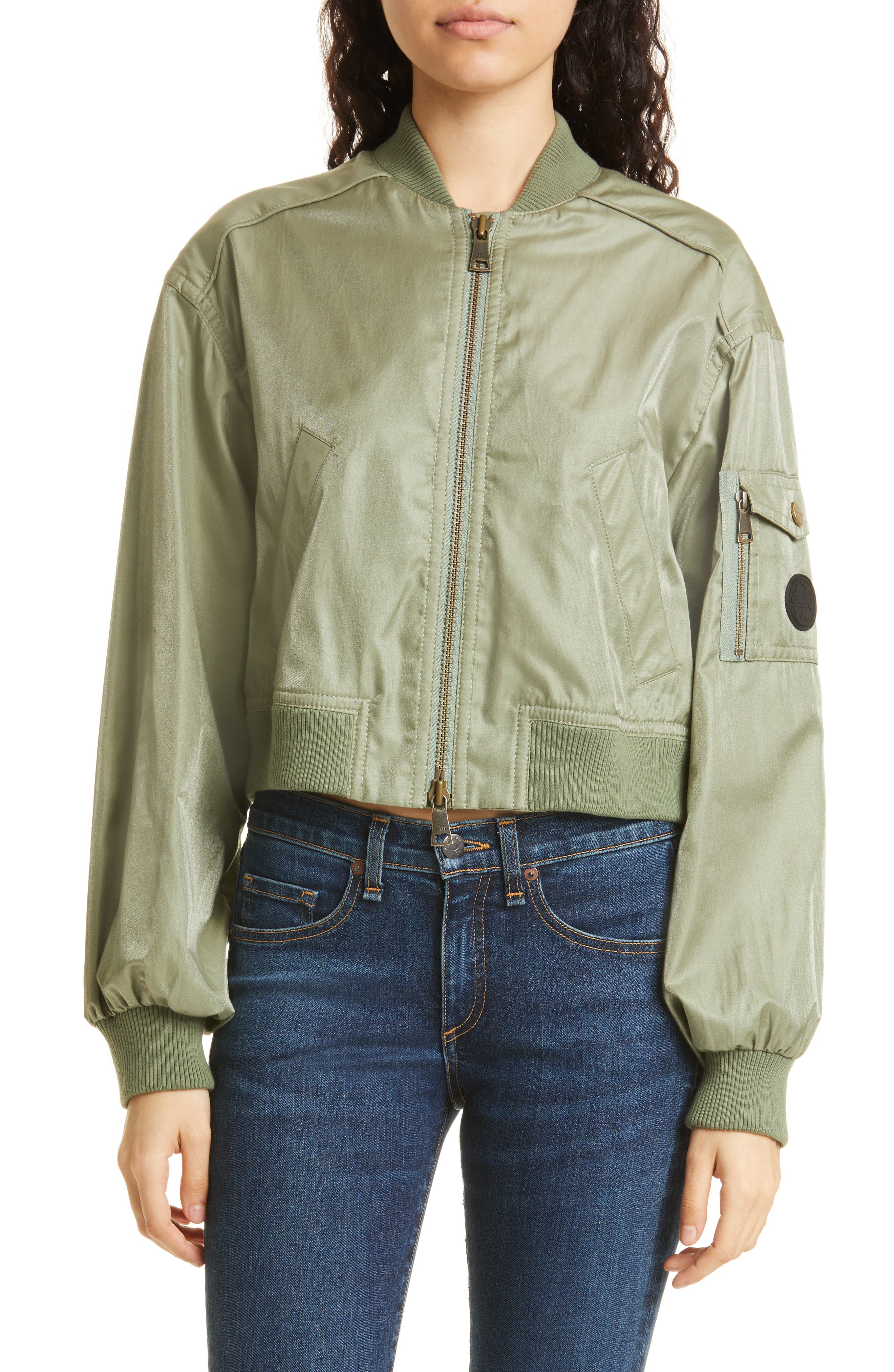 ted baker khaki bomber jacket