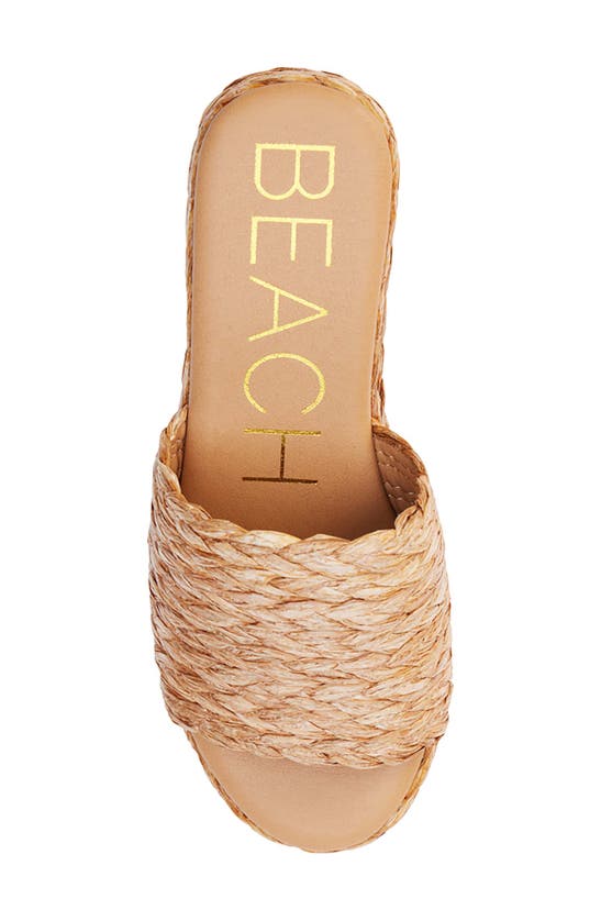 Beach By Matisse Peony Platform Wedge Sandal In Cognac