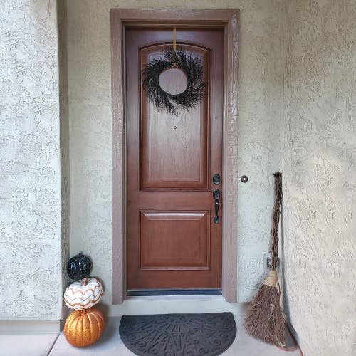 Northlight Twig Artificial Halloween Wreath In Black