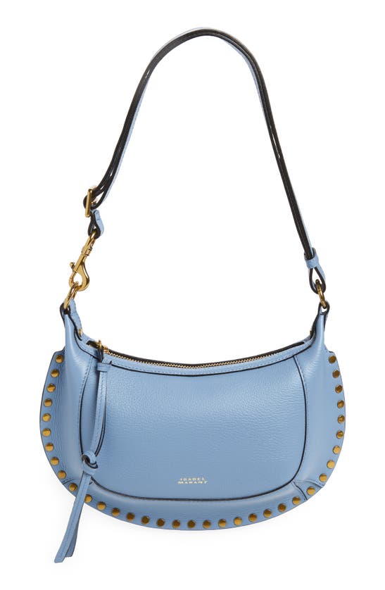 ISABEL MARANT OSKAN MOON LEATHER SHOULDER BAG