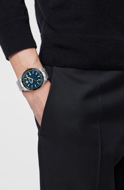 Versace V-dome 42mm In Stainless Steel