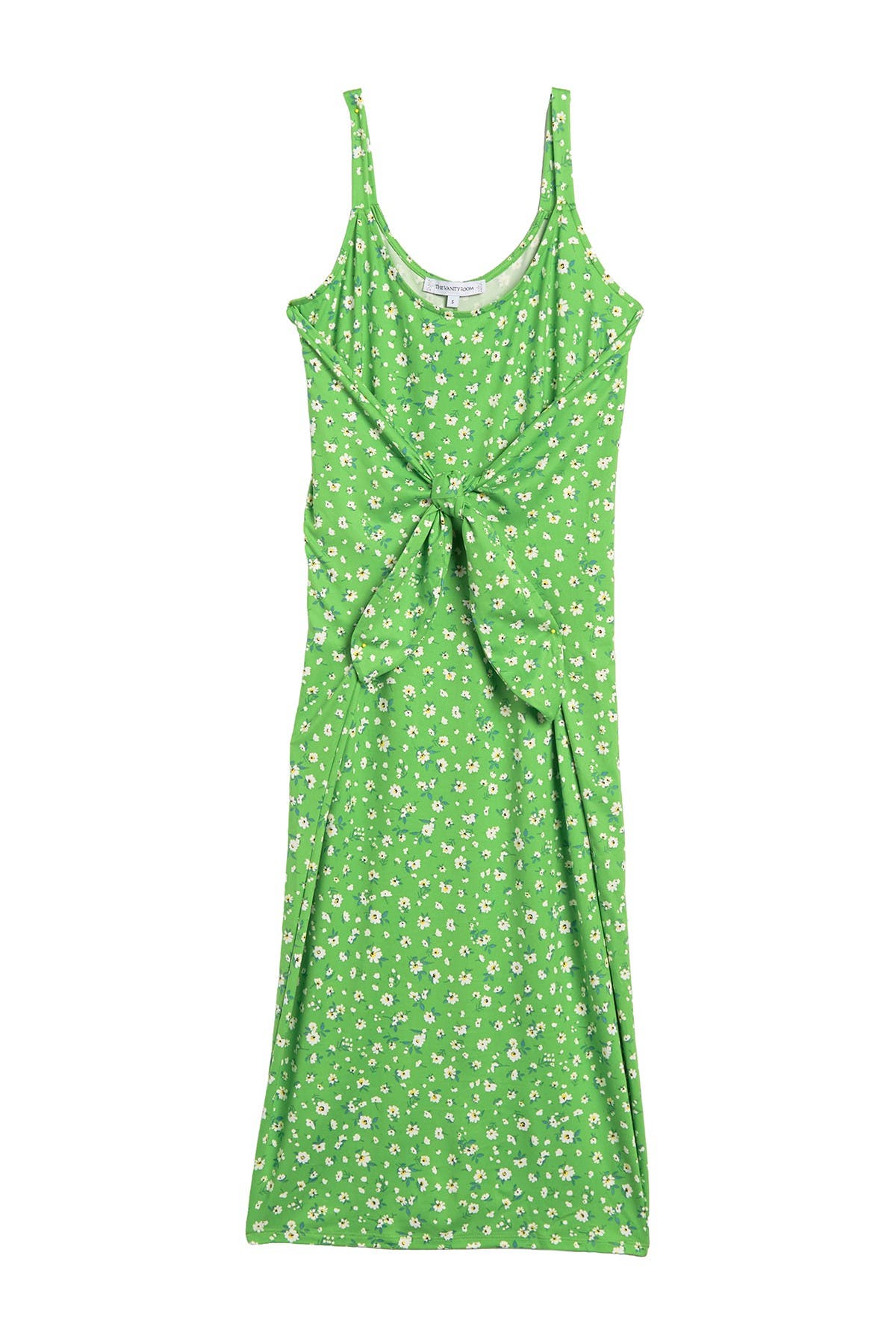 Vanity Room Tie Front Midi Knit Dress Nordstrom Rack