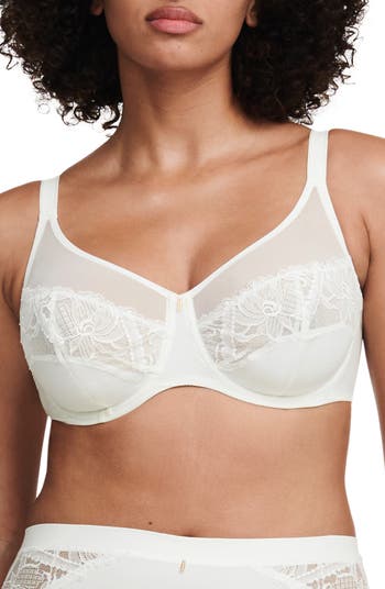 Chantelle Hedona Molded Underwire Bra (2031) 32G/White at  Women's  Clothing store: Bras