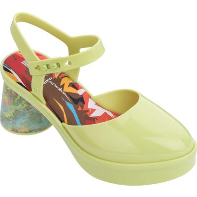 Melissa + Fiorella Gianini Revolution Jelly Pump, Yellow