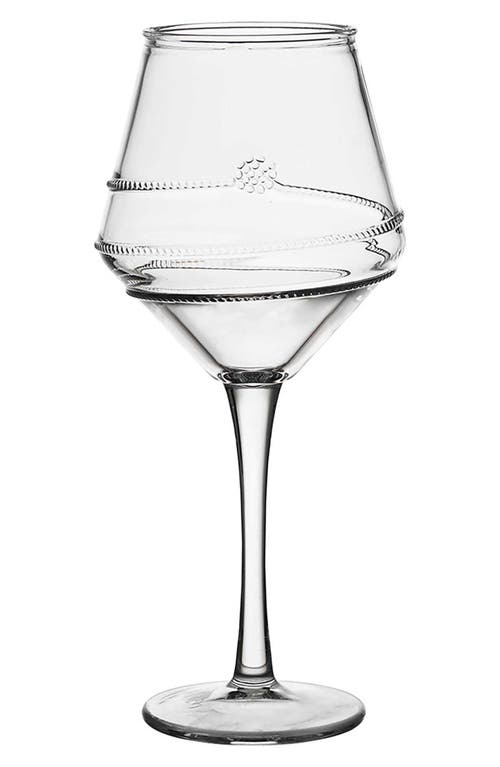 JULISKA JULISKA AMALIA ACRYLIC SET OF 4 WINE GLASSES