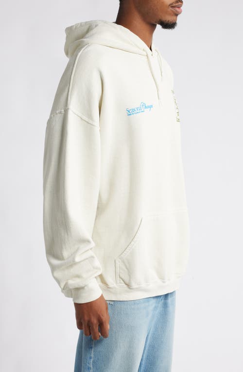 Shop Bdg Urban Outfitters Oversize Seasonal Changes Graphic Hoodie In Ecru