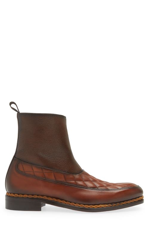 Mezlan Musico Boot In Dark Cognac/chocolate
