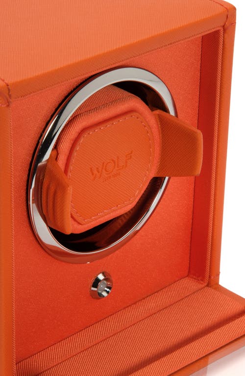 Shop Wolf Cub Single Watch Winder In Orange