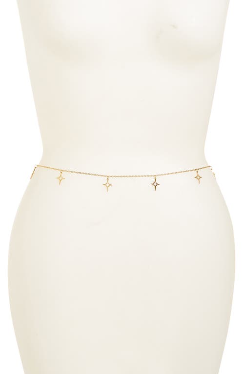 Twinkle Charm Belly Chain in Gold