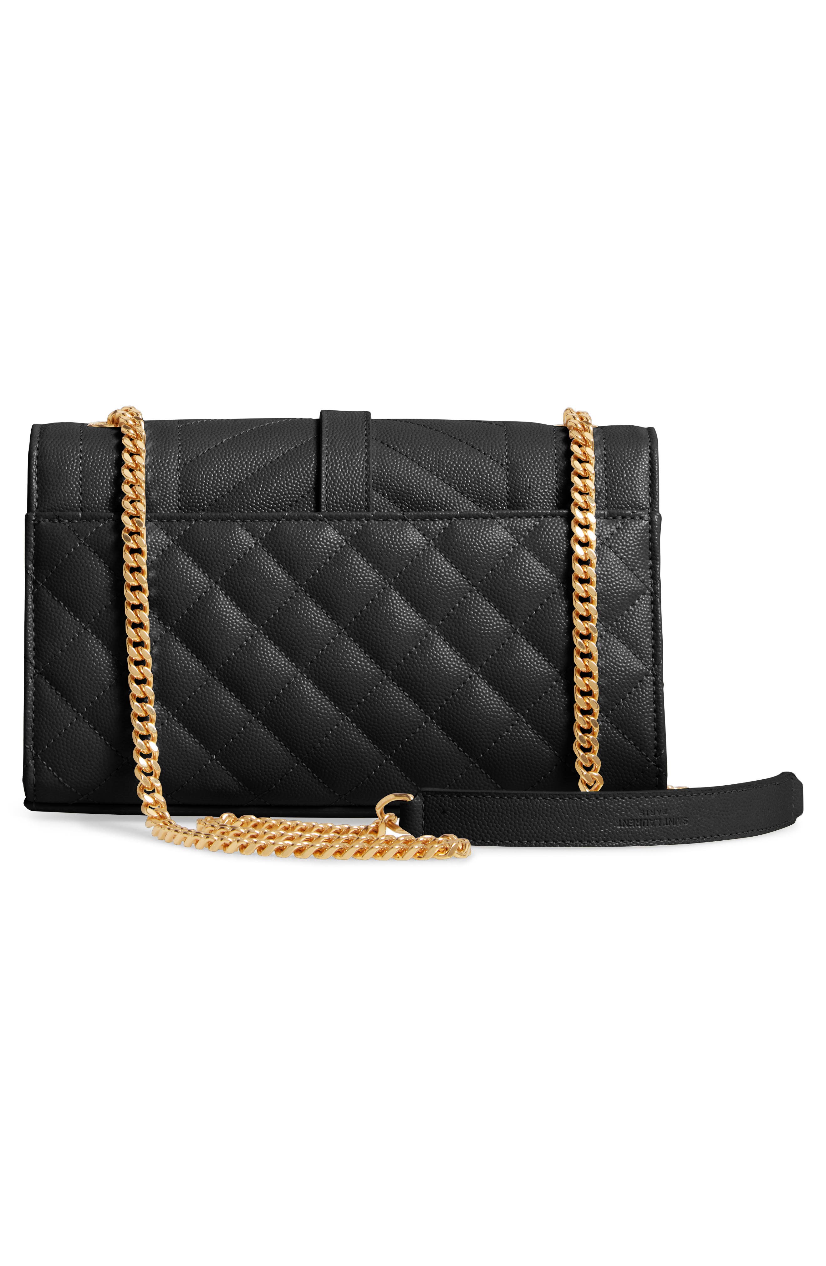 Saint Laurent Small Envelope Calfskin Leather Shoulder Bag Nordstrom