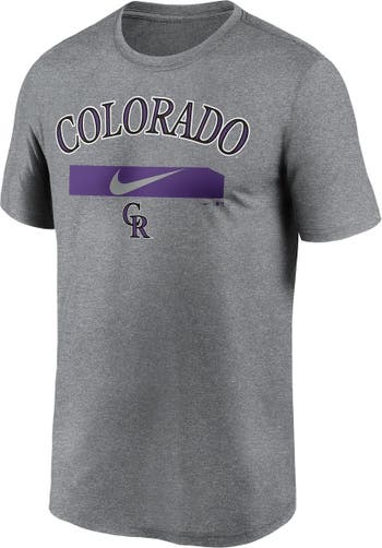 Colorado Rockies Pride Graphic T-Shirt - White - Mens